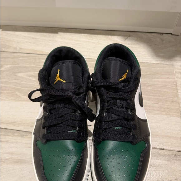 Nike Air Jordan Low Sneakers - Black and Green - Picture 3 of 7